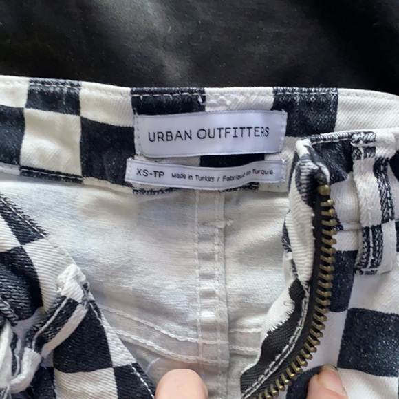 Checkered Urban Outfitters Mini Skirt - Picture 2 of 2